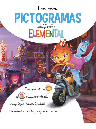 Leo Con Pictogramas Disney - Elemental - Disney