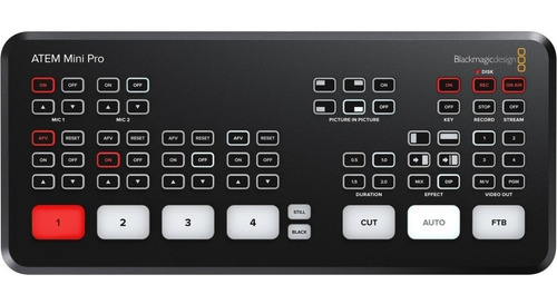 Imagen 1 de 2 de Switcher Blackmagic Atem Mini Pro En Stock Inmediato