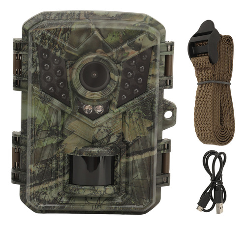 Câmera De Caça Trail 1080p Hd Ip66 Sensor Pir Impermeável