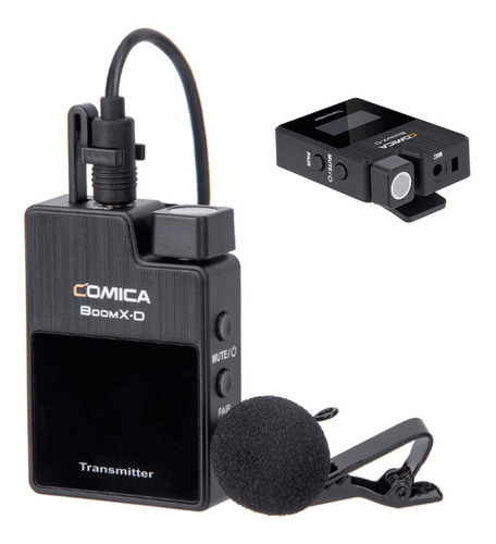 Microfone Sem Fio Para Celular 2.4 Digital Comica Boomx-duc1