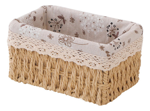 Cesta De Almacenamiento, Contenedor De Color Madera