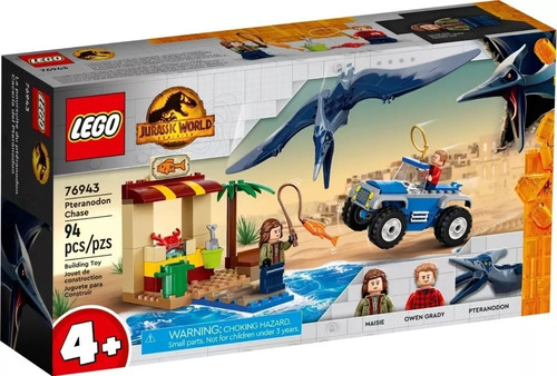 Lego 76943 Caza Del Pteranodon Jurassic World 94 Pzs E.full