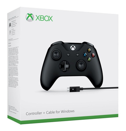 Control Xbox One Original Microsoft Negro