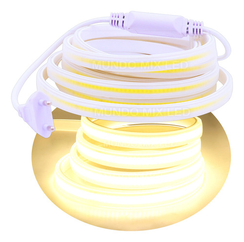 25mts Mangueira Fita Led Cob Ip67 280leds 18w Por Metro Cor