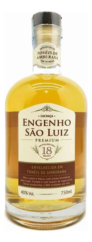 Cachaça Premium Amburana Envelhecida 18 M Engenho São Luiz