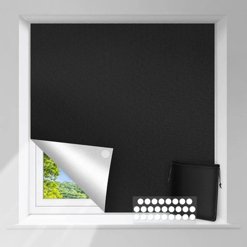 Cortina De Janela Blackout Blind Ajustável Portátil