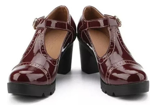 Mujeres Plataforma Oxford Tacón Grueso Sandalias Zapatos