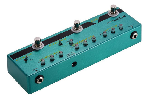 Hefu Pedal De Guitarra Multi-efeitos Tamanho Compacto Para