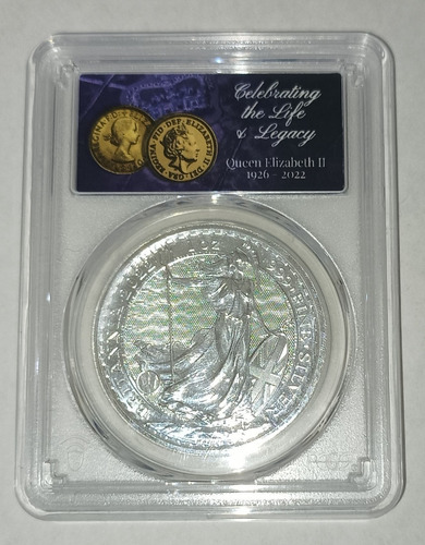 1 Onza Plata Ley .999 Británica, 2022 Conmemorativa (Usado)