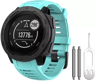 Malla De Silicona Garmin Instinct 2/ Solar/ Tactical Mint