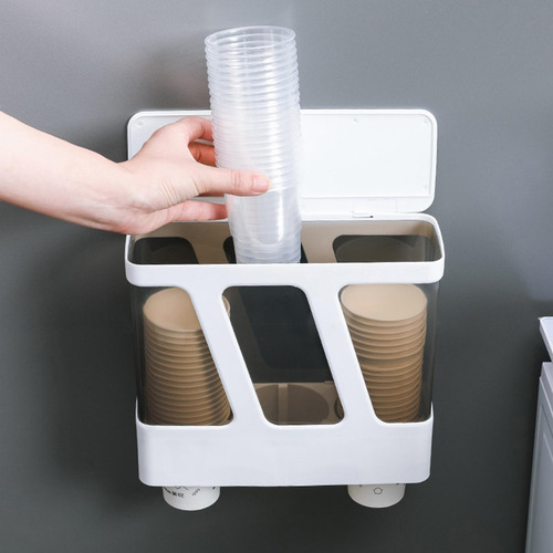 Organizador De Tazas De Café Y Dispensador De Tazas De Agua