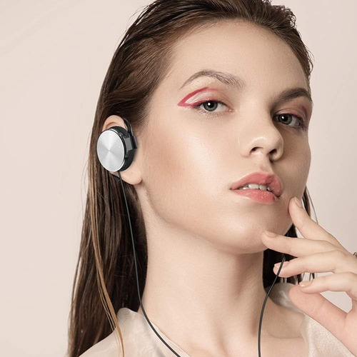 Audifonos Clip-on, Subwoofer Estereo Con Cable,