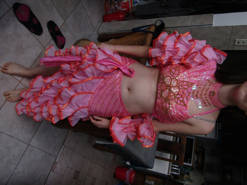 Traje De Danza Latina Salsa