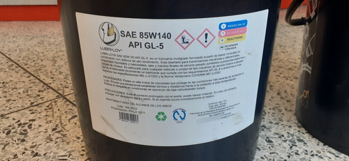 Aceite Sae 85w140 Gl-5 Caja Y Diferenciales ( Req Api-gl-5)