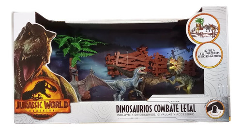 Set Dinosaurios Combate Letal Articulados - Ax Toys