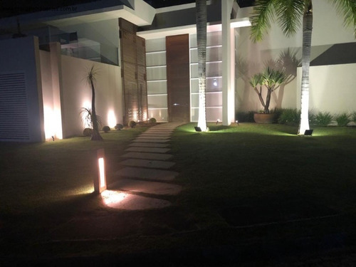 Imagem 8 de 20 de Linda Mansão Em Busca Vida, Com 6 Suítes, Terreno Enorme, Cozinha Em Corian, Armários Planejados, Condomínio De Luxo Na Linha Verde, Camaçari - Bahia - Ca00212 - 69220040