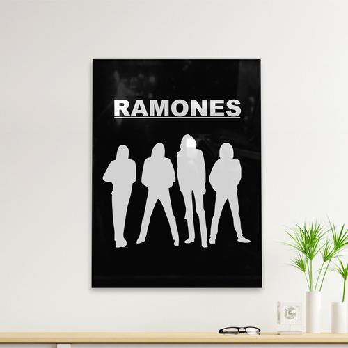 Cuadro Deco Ramones Silhouette (d0337 Boleto.store)