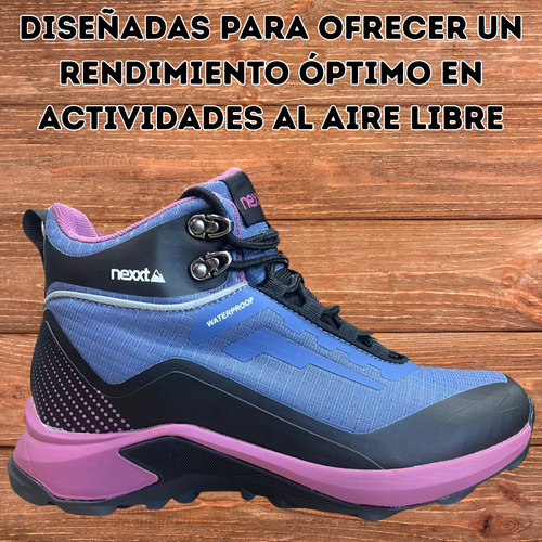 Botas Nexxt Trekking Impermeables Mujer Senderismo Urbana
