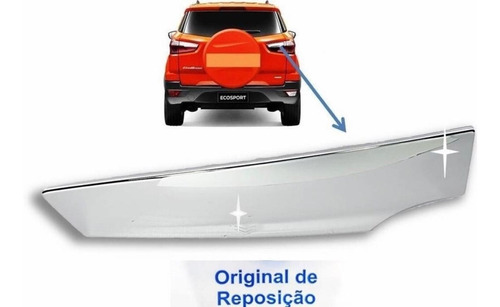 Maçaneta Cromada Porta Malas Ecosport 13 14 15 Orig