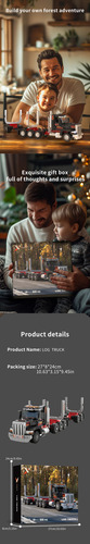 Modelo De Automóvil De Transporte American Truck Head Buildi