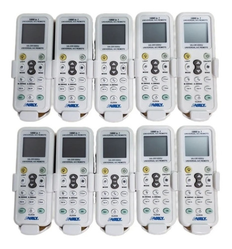 Paquete 10 Piezas De Control Universal Para Minisplit Avaly