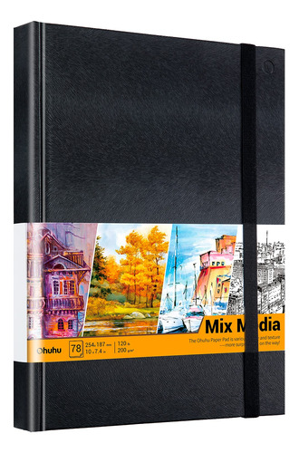 Mix Media Pad, Ohuhu 10 X7.4  Cuaderno De Bocetos De Arte De