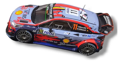 Auto A Escala Rally Coleccion Rally Oficial Salvat Esc 1.43 Neuville Gilsoul Hyundai 2019