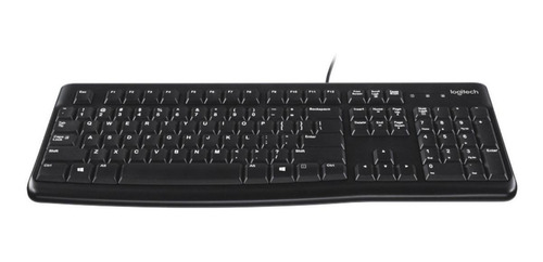 Imagen 2 de 4 de Teclado Logitech K120 QWERTY español España color negro