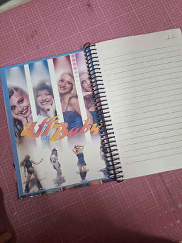 K4os, Push4fun, Caos, Uff Baby. Cuaderno Tapa Dura X6 Unid. Azul