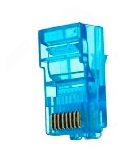 Kit 10.000 Conectores Rj45 Utp Cat5e/6 Banho De Ouro