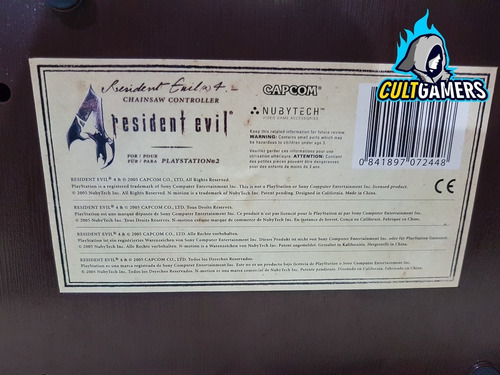 Imagen 9 de 9 de Resident Evil 4 Edition Chainsaw Control Ps2 No 01640/50,000