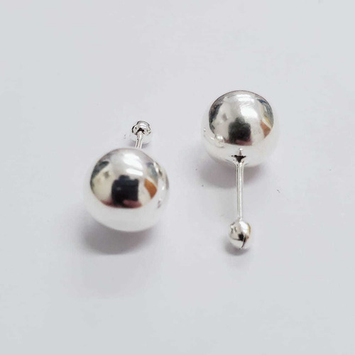Aretes Broqueles Dormilona En Plata Ley 925 4 Mm