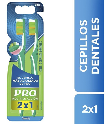 Pro Multiple Accion Adulto Suave 2 X 1