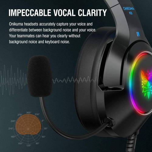 Auriculares Gamer Onikuma K9