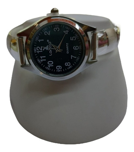 Pulsera Reloj En Plata De Ley 925 + Caja M1