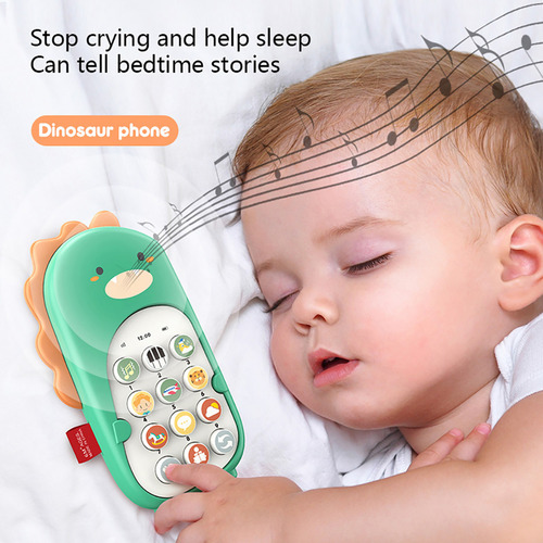 Juguete Telefónico Para Niños Con Música Y Vibración Bilingü