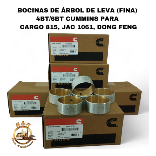 Bocina D Arbol De Leva (fina) Cummins 4bt/6bt,para Cargo 815