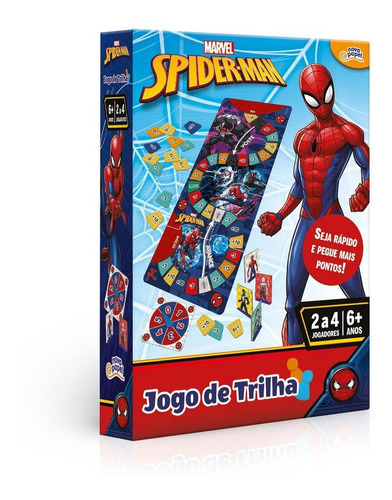 Brinquedo Jogo De Trilha Marvel Homem Aranha Toyster 8022