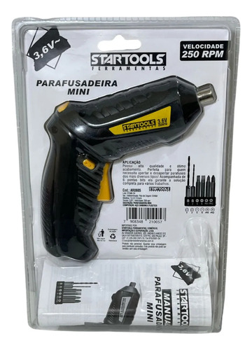 Mini Parafusadeira Recarregavel 3,6v Bivolt Com Led