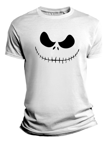 Playera El Extraño Mundo De Jack Halloween Cara Silueta