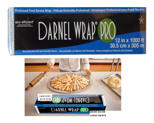 Strech Fillm Para Alimentos Marca Darnel / Cip Wrap