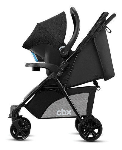 Carrinho Woya Travel System Smoky Anthracite Preto - Cbx