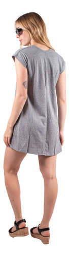 Vestido Mujer De Algodon Corto Plus Size Para Verano Nuevo