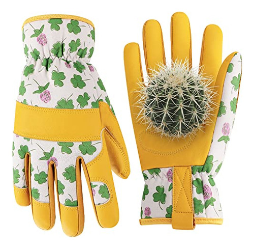 Guantes De Jardinería Mujeres Guantes De Trabajo De Cu...