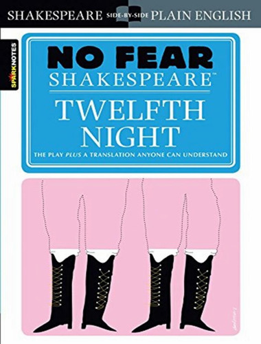 Twelfth Night (No Fear Shakespeare), de Shakespeare, William. Editora Bookazine Co Inc, capa mole, edição 1 em inglês, 2003