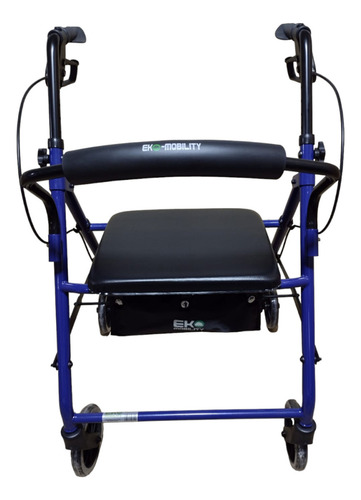 Andadera Ortopedica Rollator De Acero Resistente Con Bolsa