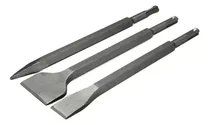 Comprar Ponteiro E Talhadeira Para Martelete Sds Plus Kit Com 3pcs