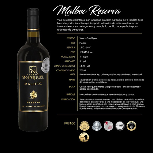 Viñedo San Miguel | Selección Enólogo: Syrah-cabernet-malbec