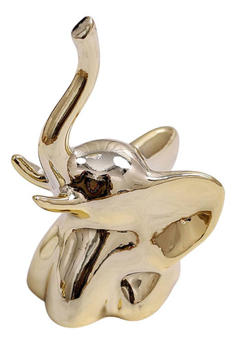 Mini Estatua De, Escultura De Animal Artesanal, Oro
