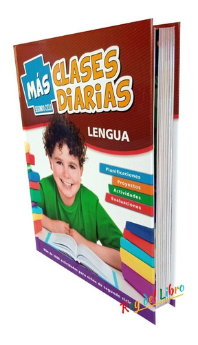 Libro De Enseñanza Primaria Más Clases Diarias Lengua 2º C.